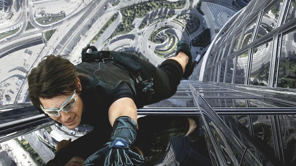 Tom Cruise playing Ethan Hunt